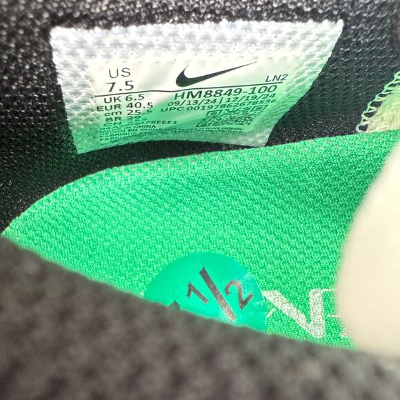 Nike Vapor Speed 3 Football Cleats Men's Size 7.5 White Stadium Green HM8849-100 - Picture 7 of 7